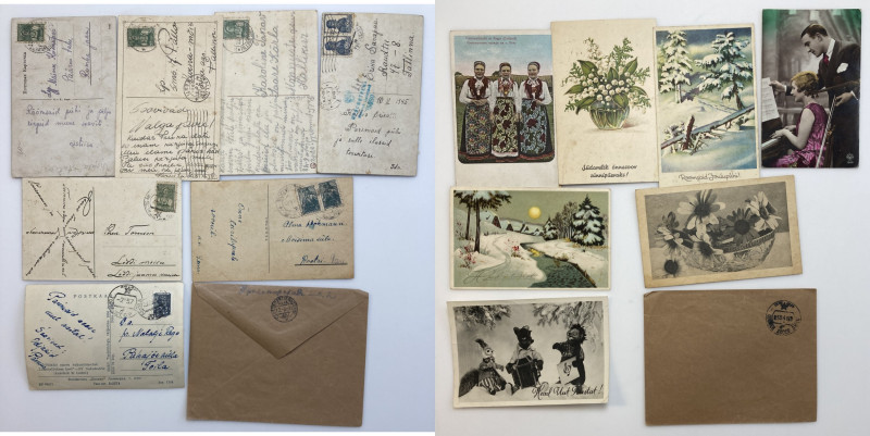 Group of envelope & postcards: Estonia, Russia USSR (8)
Sold as seen, no return.