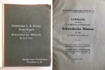 Sammlung des Herrn L. E. Bruun in Kopenhagen Schwedische Münzen, II. Teil, 1914
Frankfurt, 1914, Adolph Hess Nachfolger, 169 pages + 53 pages of pictu...