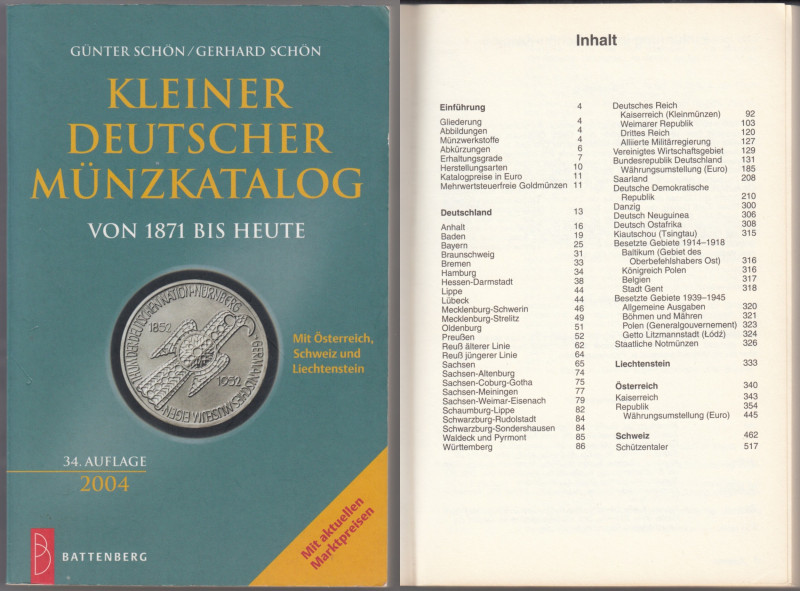 Kleiner Deutscher Münzkatalog, von 1871 bis Heute, 2004
Günter Schön, Gerard Sch...