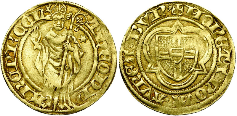 ALLEMAGNE, COLOGNE, Archevêché, Dietrich von Mörs (1414-1463), AV florin d'or, s...