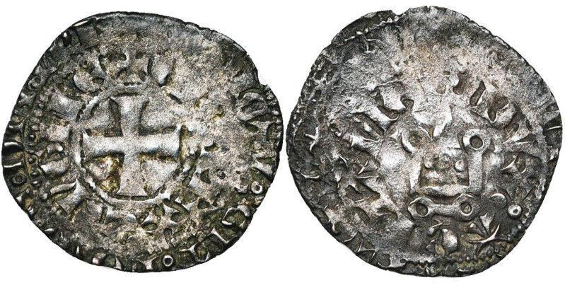 FRANCE, AQUITAINE, Edouard II d'Angleterre (1307-1327), AR maille blanche, 1325 ...