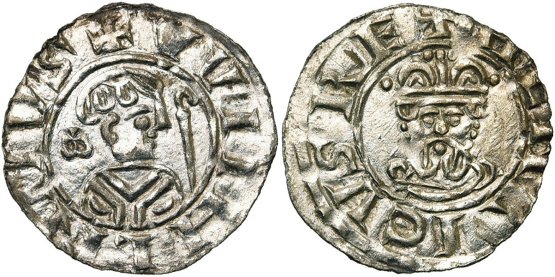 NEDERLAND, GRONINGEN, Willem van Pont, bisschop van Utrecht (1054-1076), AR dena...