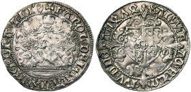 BRABANT, Duché, Charles le Téméraire (1467-1477), AR double briquet, 1474, Anvers. D/ Deux lions assis et affrontés. Entre leurs t., un briquet. R/ Ec...
