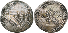 BRABANT, Duché, Philippe le Beau (1482-1506), AR toison d'argent, 1496, Anvers. D/ Ecu couronné d'Autriche-Bourgogne sur une croix feuillue. R/ Le bij...
