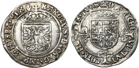 BRABANT, Duché, Charles Quint (1506-1555), AR réal d'argent (3 patards), s.d. (1521-1545), Anvers. D/ Ecu impérial couronné. R/ Ecu aux seize quartier...
