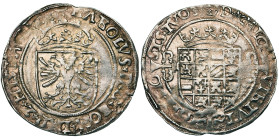 BRABANT, Duché, Charles Quint (1506-1555), AR réal d'argent (3 patards), s.d. (1521-1545), Anvers. D/ Ecu impérial couronné. R/ Ecu aux seize quartier...