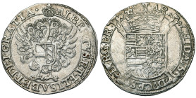 BRABANT, Duché, Albert et Isabelle (1598-1621), AR escalin au paon, s.d. (1612-1621), Bruxelles. D/ Paon faisant la roue, les ailes éployées, avec l'é...