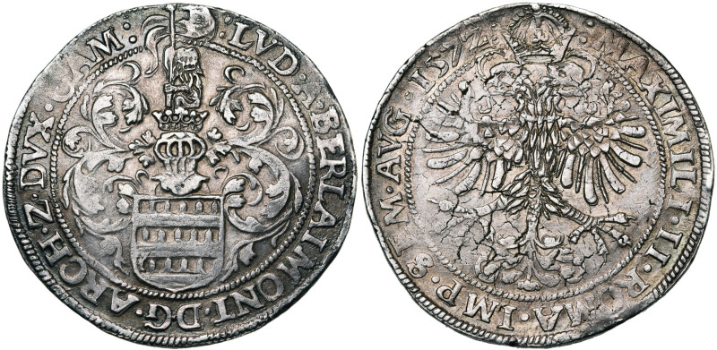 CAMBRAI, Archevêché, Louis de Berlaymont (1570-1596), AR écu (daldre), 1572. Au ...