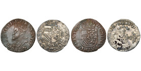TOURNAI, Seigneurie, Philippe II (1555-1598), Cu liard, 1582. D/ B. couronné à g. R/ Ecu couronné. G.H. 232-14; Hoc 323; VH 321. 4,25 g. Vendu avec un...