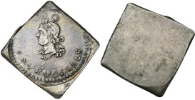 TOURNAI, Siège de 1709, AR 20 sols, émission du 13 juillet 1709. Monsieur de Surville. D/ B. lauré et cuirassé à g. Au-dessus, la valeur. En dessous, ...