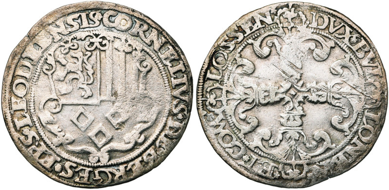 LIEGE, Principauté, Corneille de Berghes (1538-1544), AR quatre patards, s.d., H...