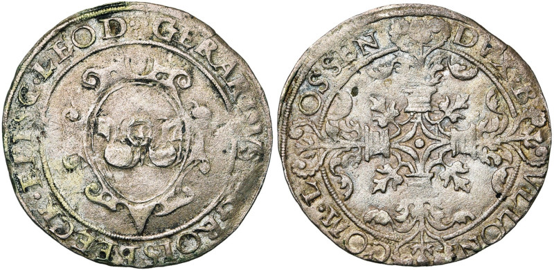 LIEGE, Principauté, Gérard de Groesbeeck (1564-1580), AR demi-sprenger, s.d., Ha...