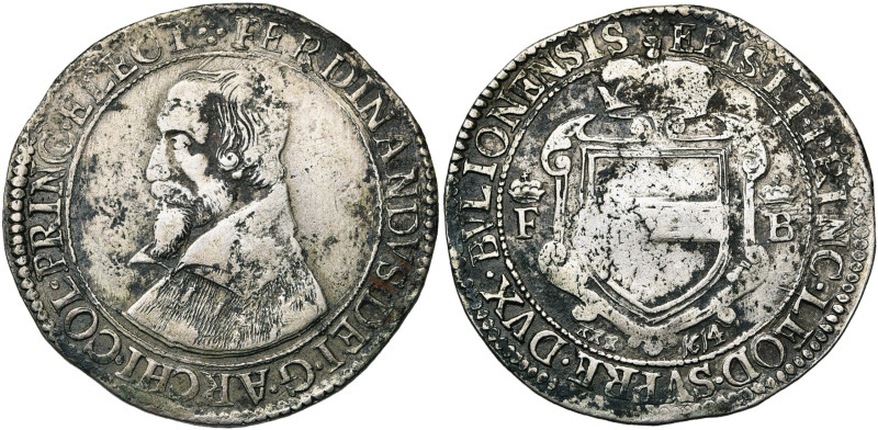 LIEGE, Principauté, Ferdinand de Bavière (1612-1650), AR nouveau daler Ferdinand...