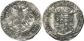 VLAANDEREN, Graafschap, Keizer Karel (1506-1555), AR vlieger (4 stuiver), 1539, Brugge. Vz/ Gekroonde keizerlijke adelaar. Met KAROLVS in de legende. ...