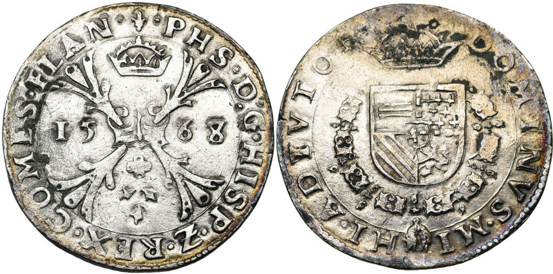 VLAANDEREN, Graafschap, Philips II (1555-1598), AR Bourgondische rijksdaalder, 1...