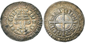 LIEGE, Principauté, Englebert de la Marck (1345-1364), AR gros au buste, s.d. (1346 ?), Maastricht. D/ ENG EP-S LEOD B. mitré de f., dans une bordure ...