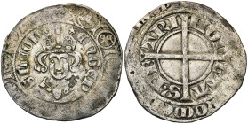 LIEGE, Principauté, Englebert de la Marck (1345-1364), AR gros au buste, s.d. (1346 ?), Maastricht. D/ ENG EP-S LEOD B. mitré de f., dans une bordure ...
