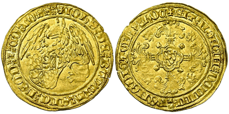 LIEGE, Principauté, Jean de Bavière, élu (1389-1418), AV griffon d'or, s.d. (ver...