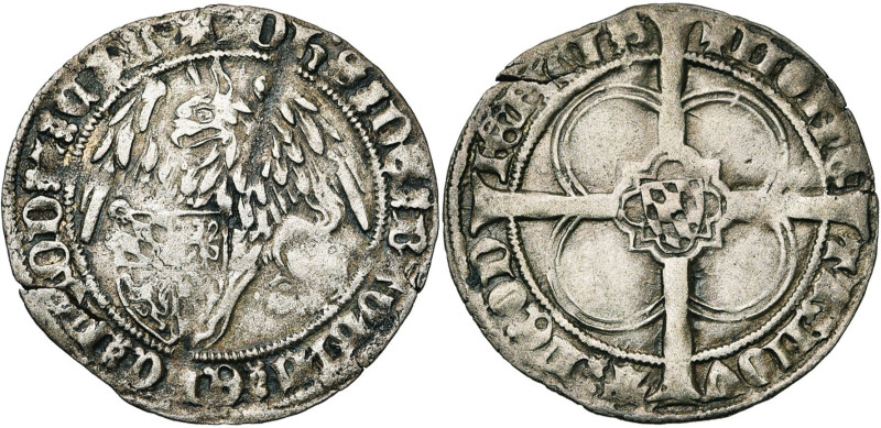 LIEGE, Principauté, Jean de Bavière, élu (1389-1418), AR griffon, s.d. (1389), L...