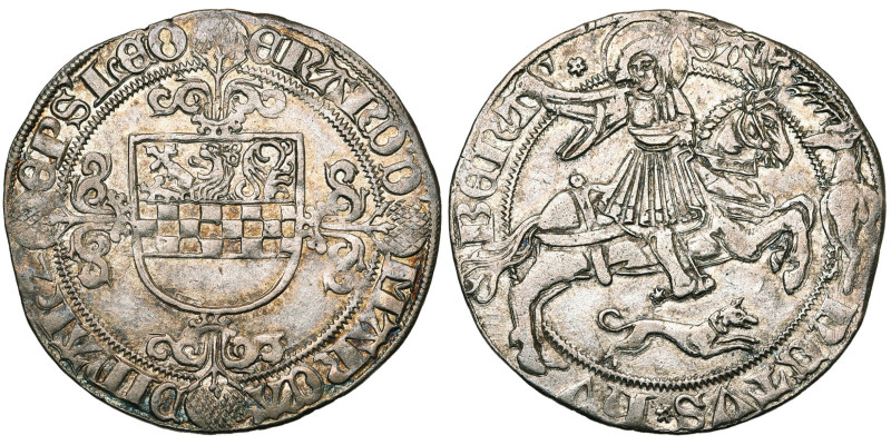 LIEGE, Principauté, Erard de la Marck (1506-1538), AR snaphaen, s.d. (1525-1528)...