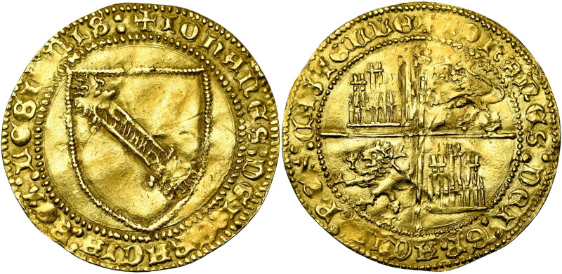 ESPAGNE, CASTILLE ET LEON, Juan II (1406-1454), AV dobla de la banda, Séville. A...