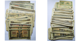 GRECE, lot de 319 billets de 1926 à 1944, état usagé, certains de belle qualité. Pick 98, 100 (15), 102 (5), 104 (3), 105 (2), 106 (14), 107 (10), 115...