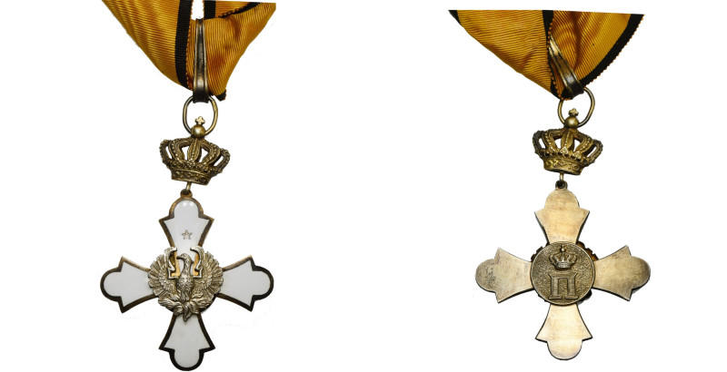 GRECE, Ordre du Phénix, croix de commandeur en vermeil, 2e modèle au monogramme ...