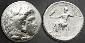 Kings of Macedon. Uncertain mint in Cilicia. Philip III Arrhidaeus 323-317 BC.  In the name and types of Alexander III of Macedon. Tetradrachm AR