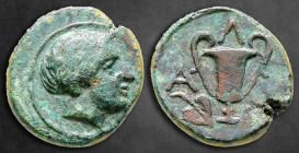 Thrace. Alopeconnesos circa 400-300 BC. Bronze Æ