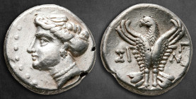 Paphlagonia. Sinope circa 330-250 BC. Hemidrachm AR