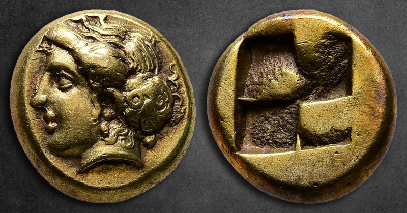 Ionia. Phokaia circa 478-387 BC. 
Sixth Stater or Hekte EL

11 mm, 2,51 g

...