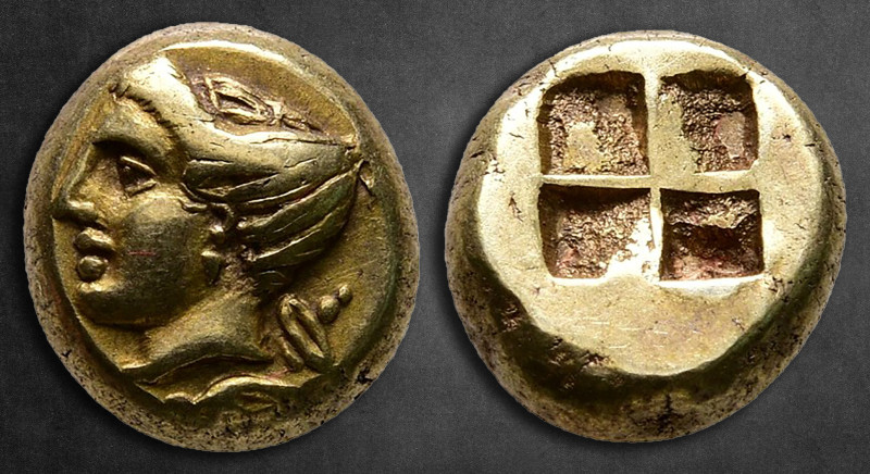 Ionia. Phokaia circa 387-326 BC. 
Sixth Stater or Hekte EL

10 mm, 2,52 g

...