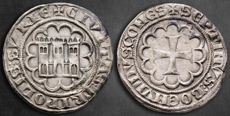 Crusaders. Tripoli (County). Bohemond VII AD 1275-1287. 
Groš AR

25 mm, 3,71...