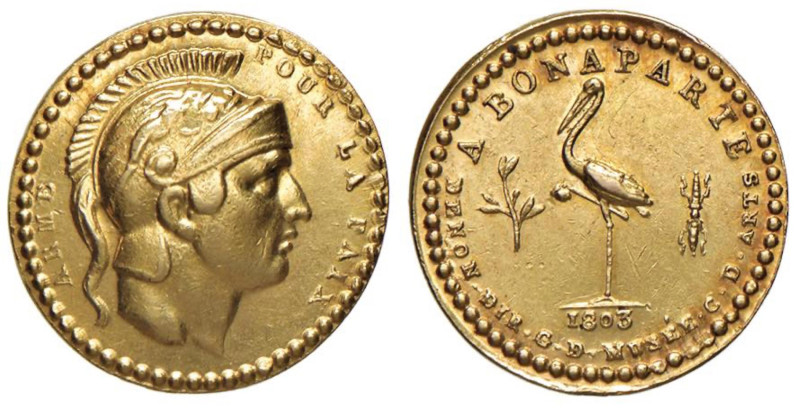 Medaglia 1803 Negoziati tra Francia e Inghilterra prima della rottura del Tratta...