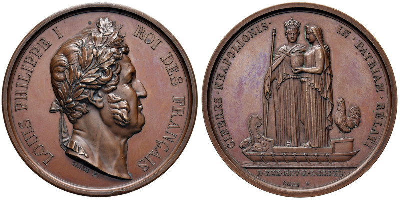 Medaglia 1840 L'Inghilterra restituisce alla Francia le ceneri dell'Imperatore -...