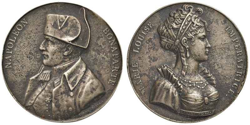 Medaglia 1840 Trasferimento agli Invalidi del corpo di Napoleone - D/ Busto in u...