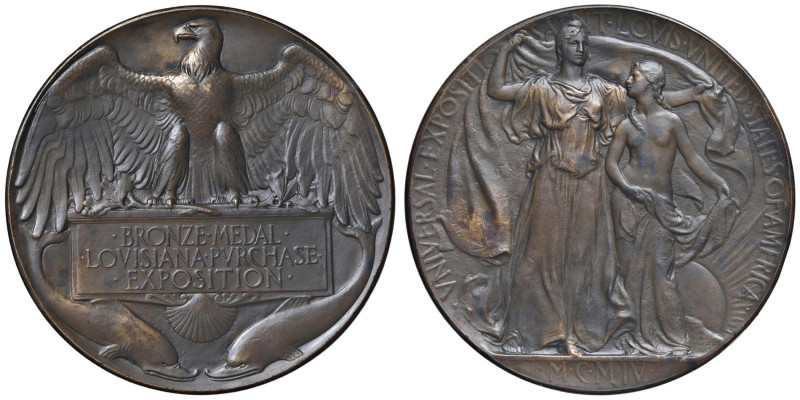 USA. Luisiana - Medaglia 1904 premio per l'Esposizione Universale della Luisiana...