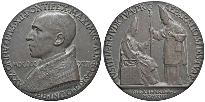 Pio XII (1939-1958) Medaglia 1942 per il 25° anniversario di episcopato - Opus: ...