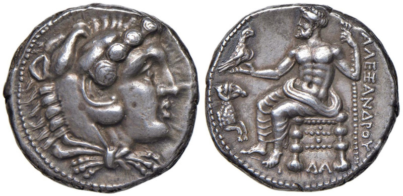 MACEDONIA Alessandro III (336-323 a.C.) - Tetradramma (zecca di Damasco) Testa d...