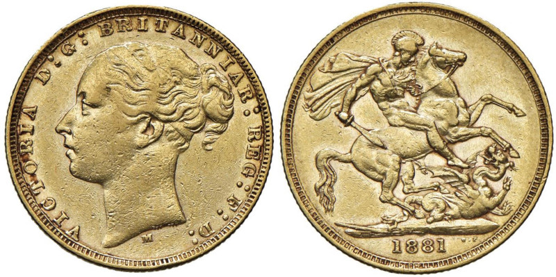 AUSTRALIA Vittoria (1837-1901) Sterlina 1881 M - KM 7 AU (g 8,00)

BB