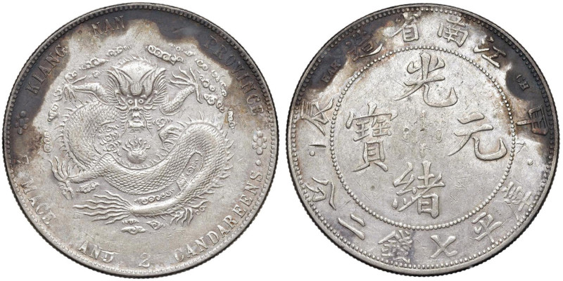 CINA Kiang Nan Dollaro 41 (1904) - KM Y145a.15; L&M-257 AG (g 26,61) Pesanti res...