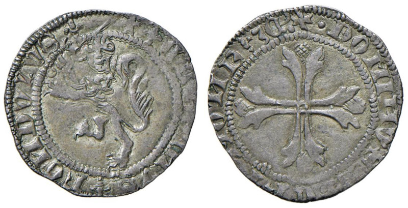 CREMONA Cabrino Fondulo (1413-1420) Mezzo grosso - MIR 303 AG (g 1,00) RR Buona ...