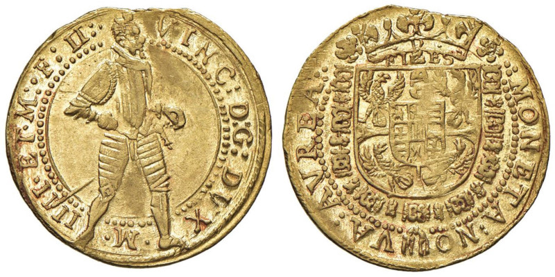 MANTOVA Vincenzo I Gonzaga (15871-1612) Ongaro - MIR 536/1 AU (g 3,46) R Belliss...