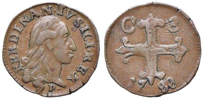 NAPOLI Ferdinando IV (1759-1798) 3 Cavalli 1788 - Nomisma 600 CU (g 1,56)

BB+