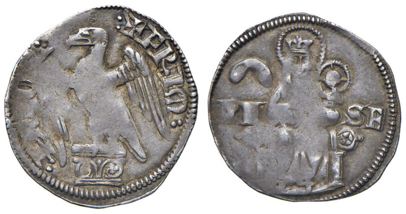 PISA Repubblica (1155-1312) Grosso da 2 soldi (1296-1312) con la M gotica - MIR ...