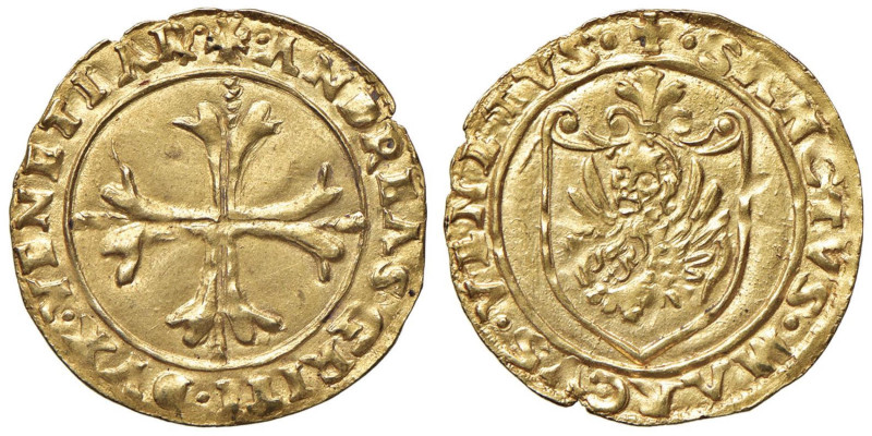 VENEZIA Andrea Gritti (1523-1539) Scudo d'oro - Paolucci 3 AU (g 3,38) R Di alti...