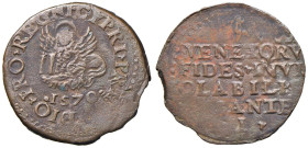 VENEZIA Pietro Loredan (1567-1570) Bisante ossidionale - Assedio di Famagosta 1570 - Paolucci 907 CU (g 5,34) RR

qBB
