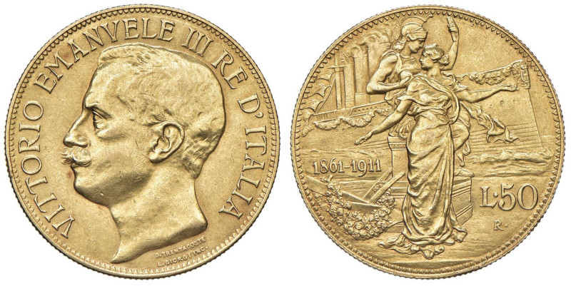Vittorio Emanuele III (1900-1946) 50 Lire 1911 - Nomisma 1066 AU R

BB