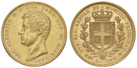 Carlo Alberto (1831-1849) 100 lire 1834 T - Nomisma 626 AU

qFDC