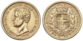 Carlo Alberto (1831-1849) 10 Lire 1833 G - Nomisma 667 AU RR

qBB/BB
